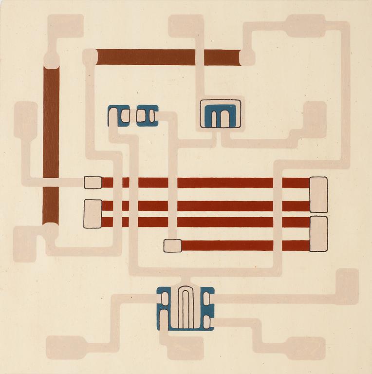 Ulla Wiggen, "Kopplingsschema" (Wiring diagram).