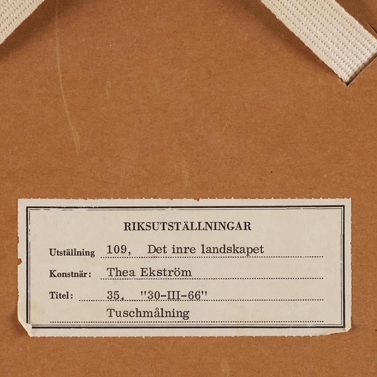 Thea Ekström, "30 III 66".