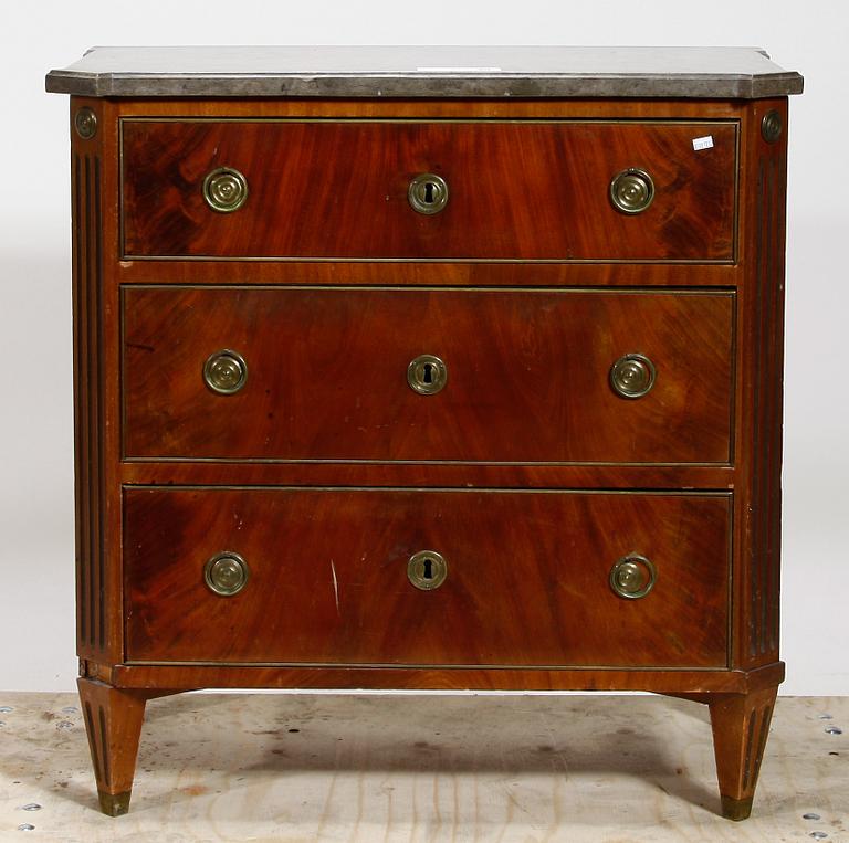 BYRÅ. Sengustaviansk stil, 1800-tal.