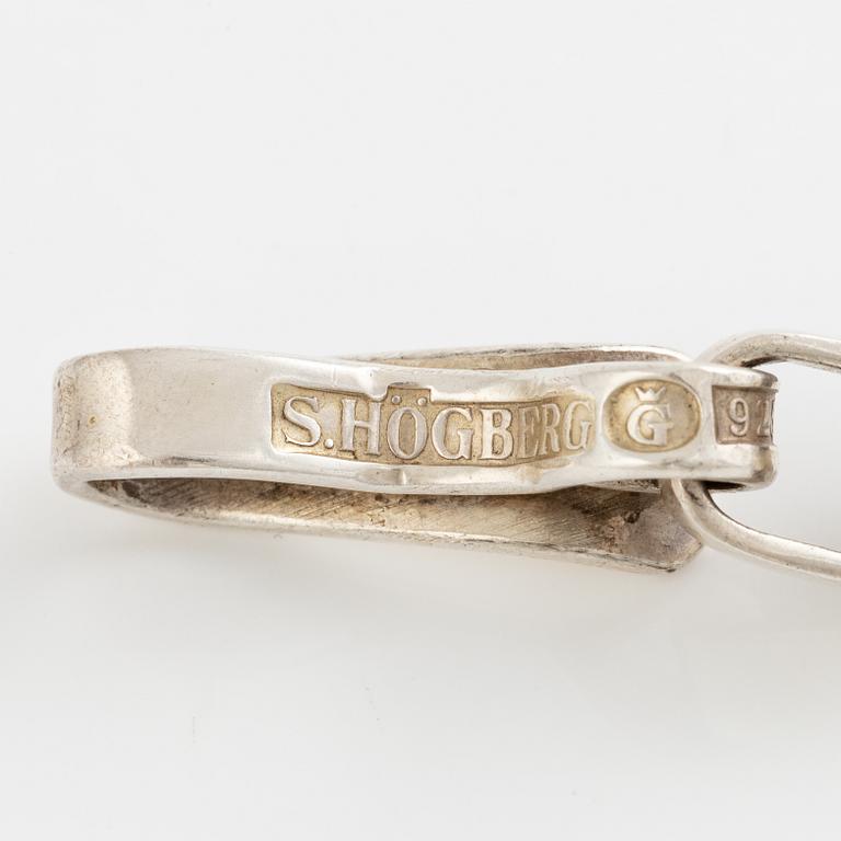 Sven-Erik Högberg, arm bracelet and collar, silver.