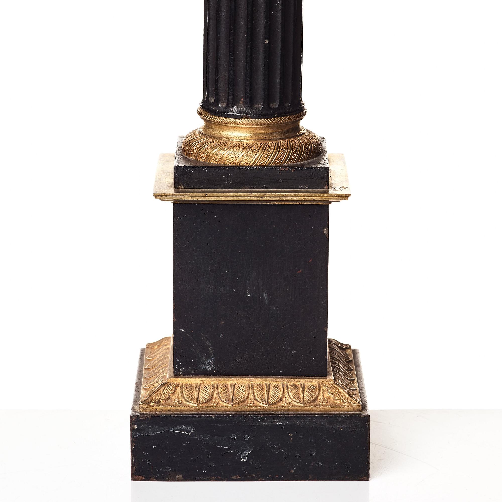A French late Empire 19th Century table lamp.