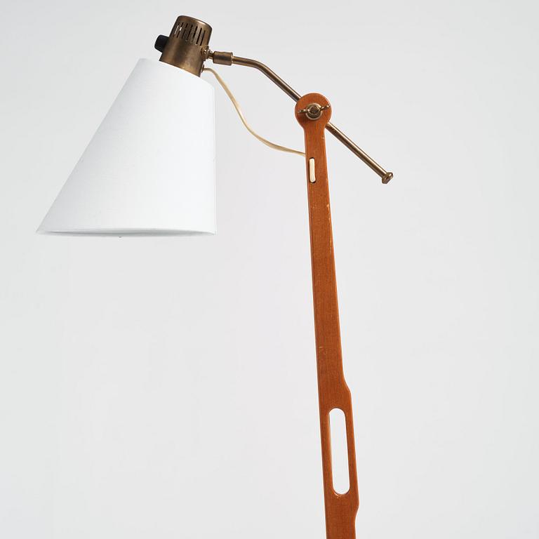 Hans Bergström, golvlampa, modell "544", ateljé Lyktan, Åhus, 1940-50-tal.