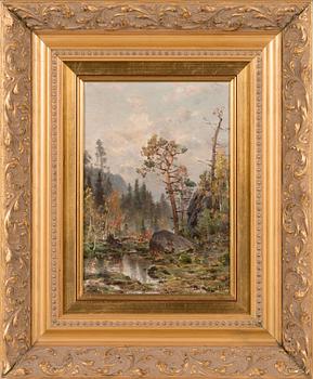 Hjalmar Munsterhjelm, oil on canvas, signed.