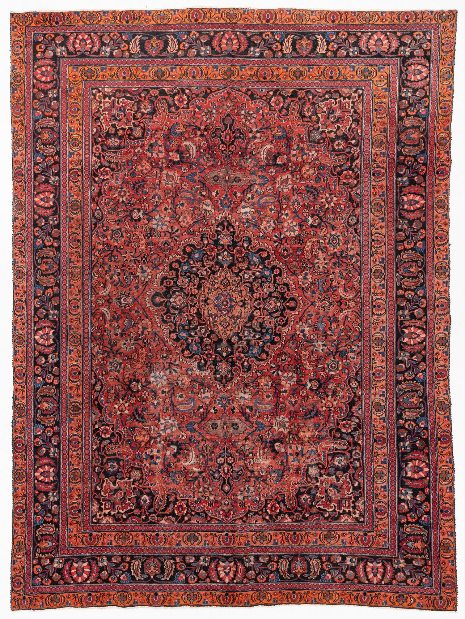 An oriental carpet, c. 401 x 295 cm.