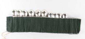 BESTICKSUPPSÄTTNING, 45 delar, silver, "Rosenholm".