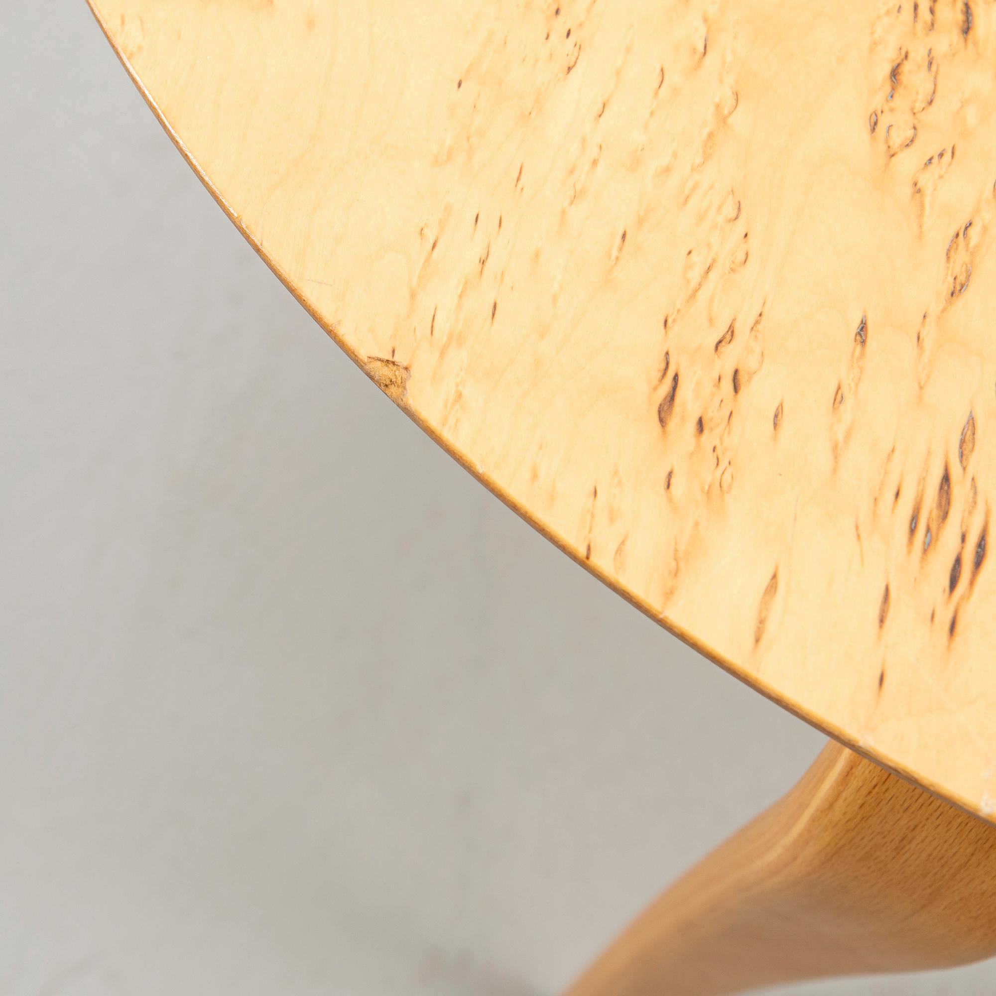 Bruno Mathsson, coffee tables, 2 pcs, "Annika", Karl Mathsson, Värnamo, 2008.