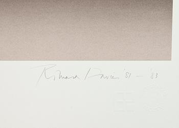 RICHARD DAVIES, färgserigrafi, signerad och numrerad 130/175, daterad 81-83.