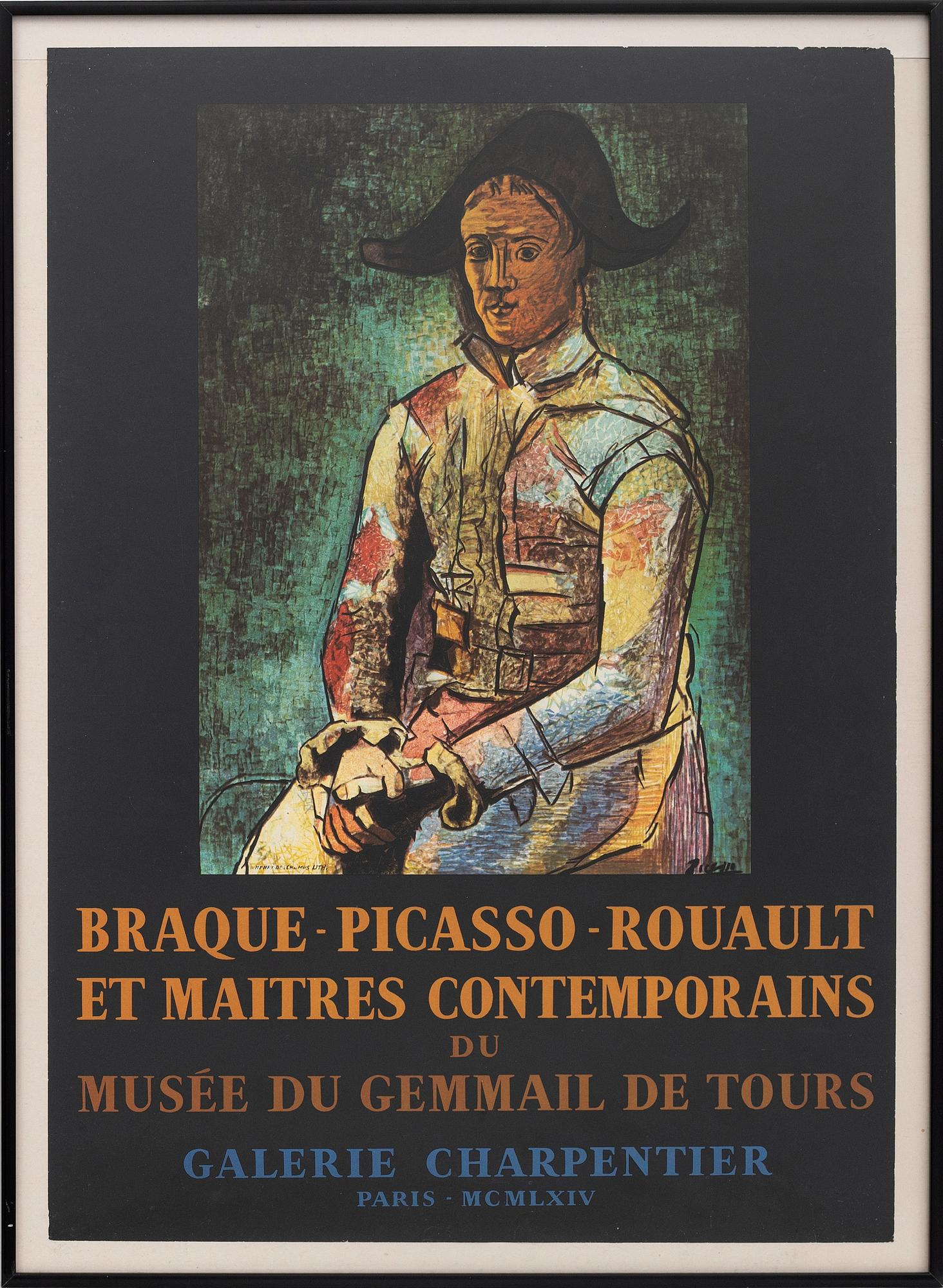 Pablo, After Picasso, Musée du Gemmail de Tours 1964.