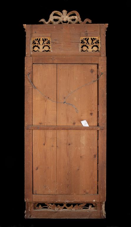 A Gustavian late 18th century mirror.