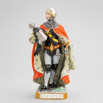 Friedrich wilhelm wessel, a porcelain figurine, Frankenthal, 1950's/60's.