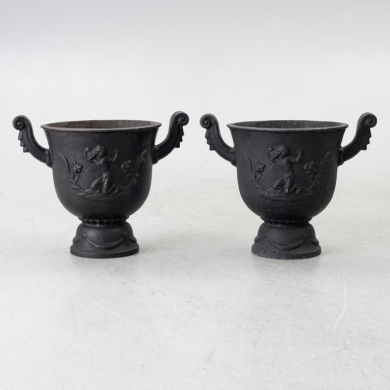 Ivar Johnsson, A pair of "Faun urns", Näfveqvarn's factory.