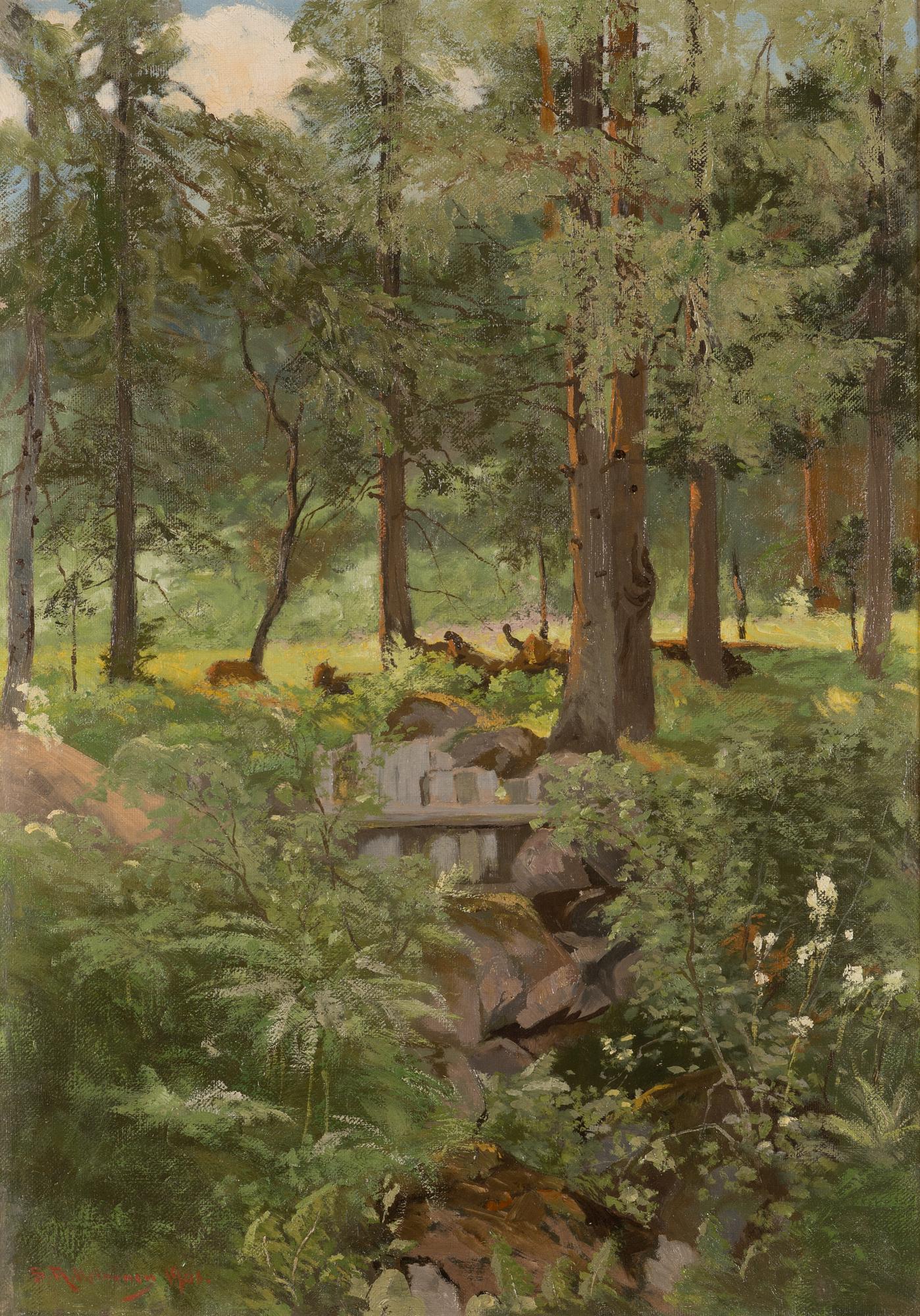 Sigfrid August Keinänen, Skogsbäck.
