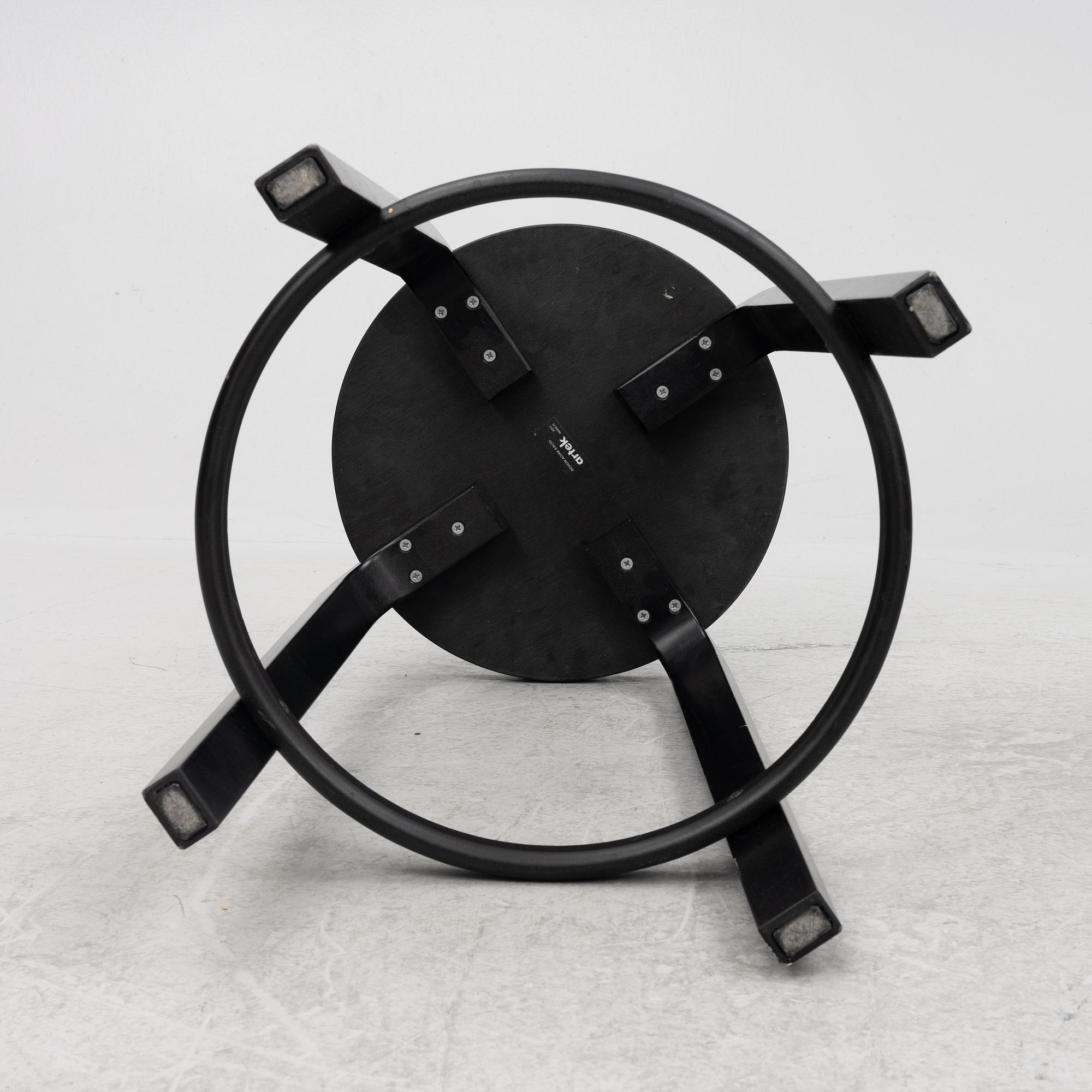 A set of four bar stools, model 64, Artek, Finland 2012 and 2013.