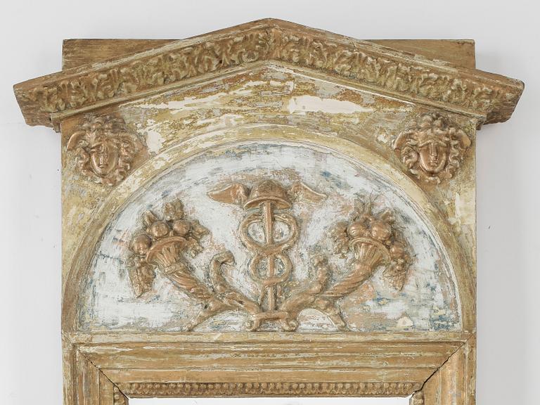 SPEGEL, troligen Johan Petter Holmberg, hallstämplad Stockholm 1831.