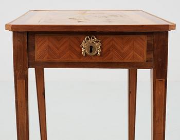 BORD. Stockholmsarbete, 1700-talets slut. Gustavianskt.