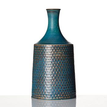 Stig Lindberg, a stoneware vase, Gustavsberg studio, Sweden 1961.