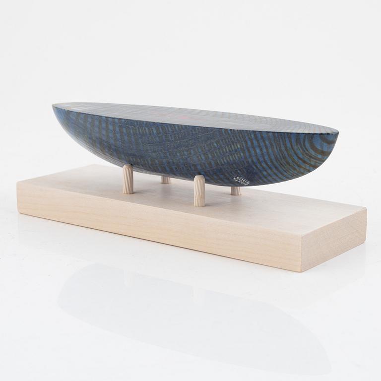 Bertil Vallien, boat, glass, Kosta Boda.