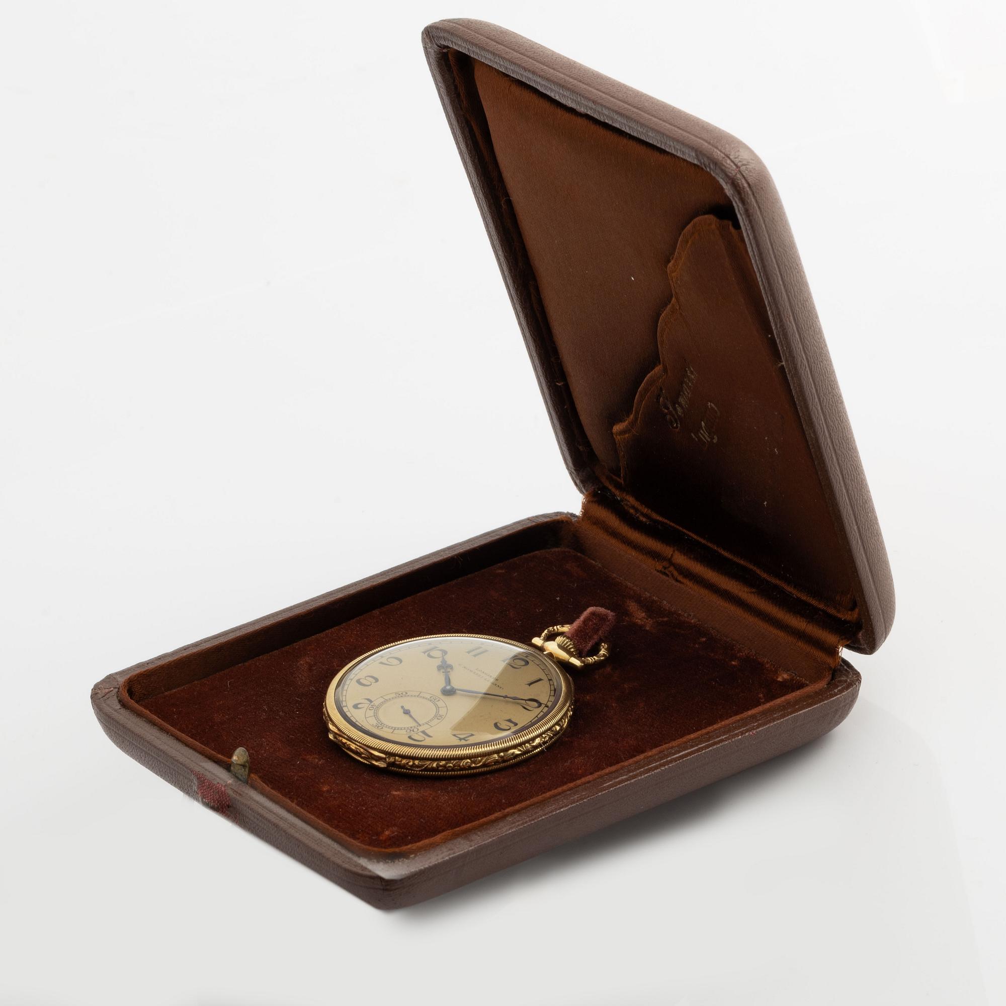 Longines, "E.Somazzi Lugano", dress pocket watch, 45 mm.