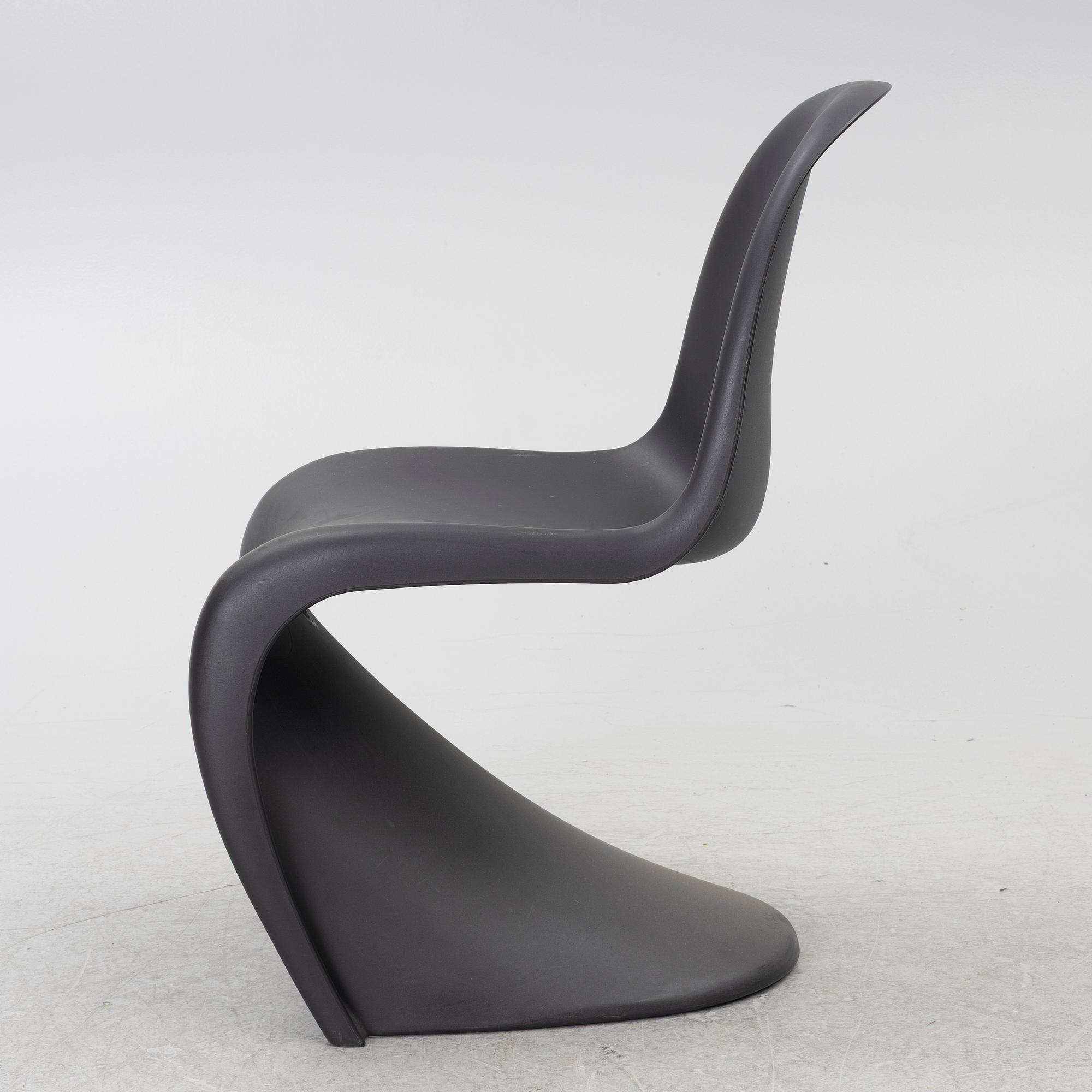 Verner Panton, stolar, 4 st, "Panton Chair Classic", Vitra.