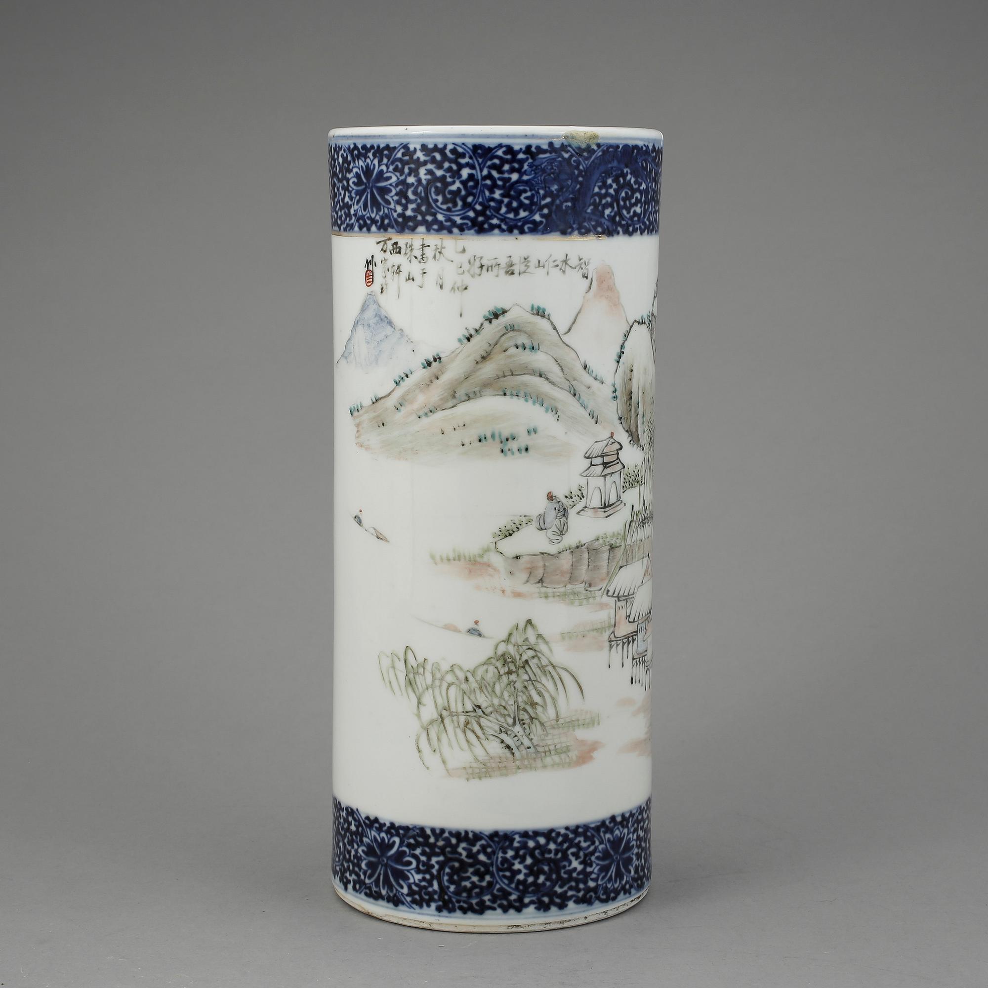 VAS, porslin, Kina, 1800/1900-tal.