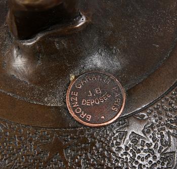 SKULPTUR, brons. Paris. Jugend-stil. 1900/2000-tal.