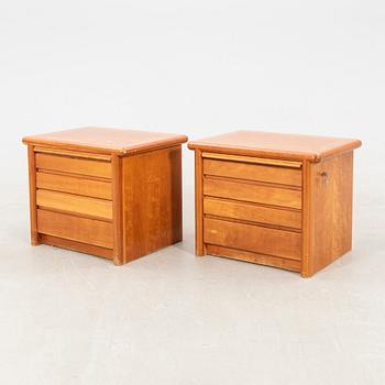 Bedroom furniture set, 4 pieces, late 20th century.