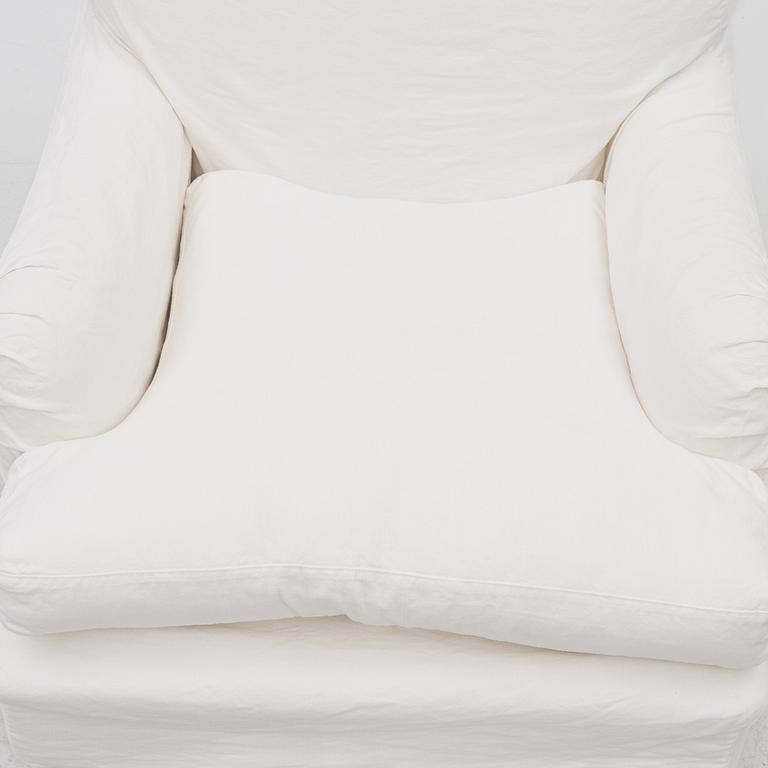 A Howard model armchair, contemporary.