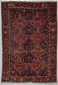 Matta, Antik/semiantik Kashgai/shiraz, ca 300-305 x 210-215 cm.