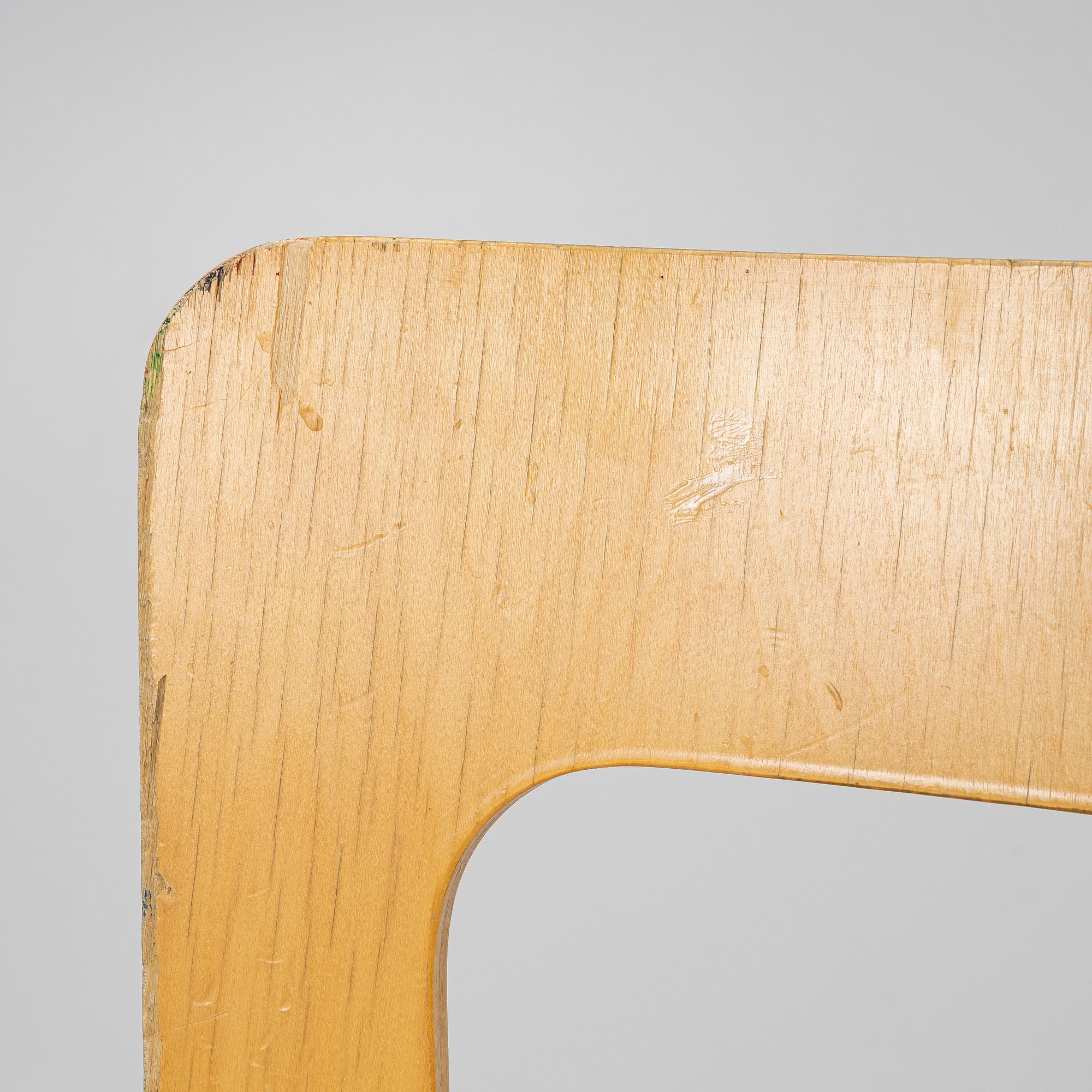 Alvar Aalto, children's chairs, 6 pcs, Artek, Finland.