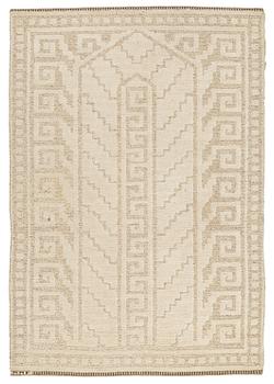 203. Märta Måås-Fjetterström, A CARPET, "Vita spetsporten", knotted pile in relief, ca  177,5 x 121 cm, signed MMF.