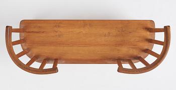 Axel Einar Hjorth, an "Utö" stained pine sofa, Nordiska Kompaniet 1930s.