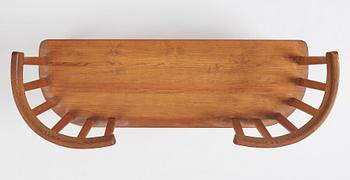 Axel Einar Hjorth, an "Utö" stained pine sofa, Nordiska Kompaniet 1930s.