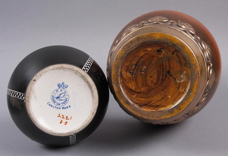 PARTI KERAMIK, 9 delar, bl a Ipsen, Rosenthal och Dresden, 1800/1900-tal.