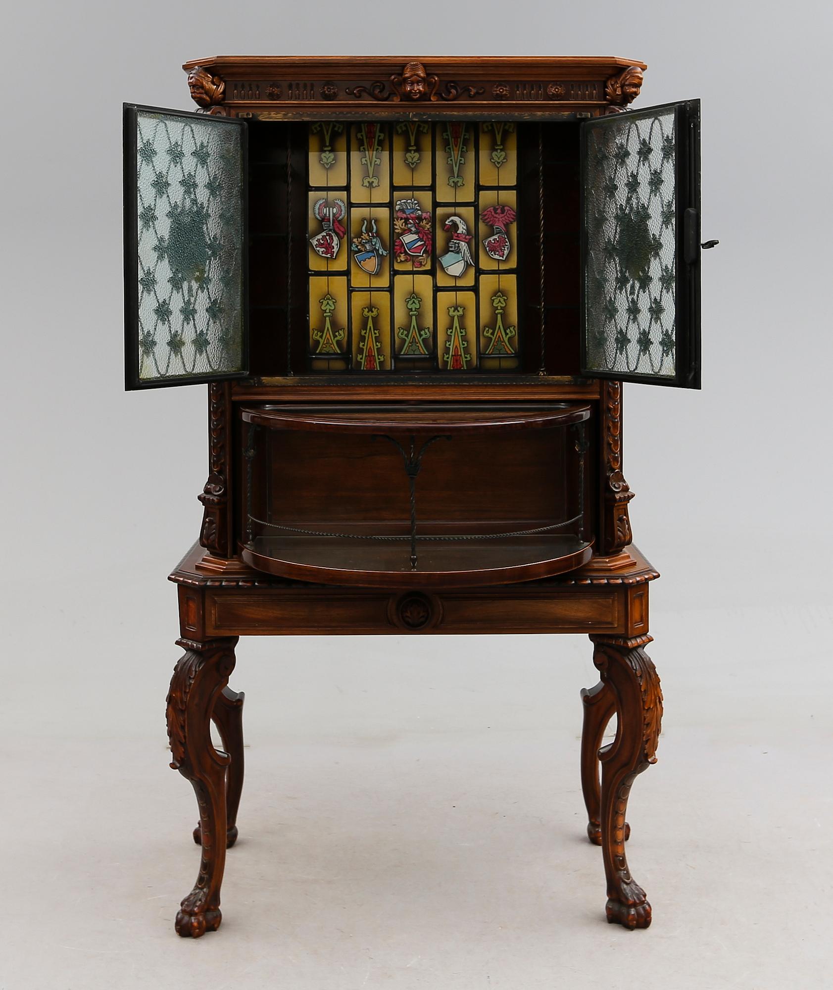 BARSKÅP, barockstil, 1900-talets mitt.