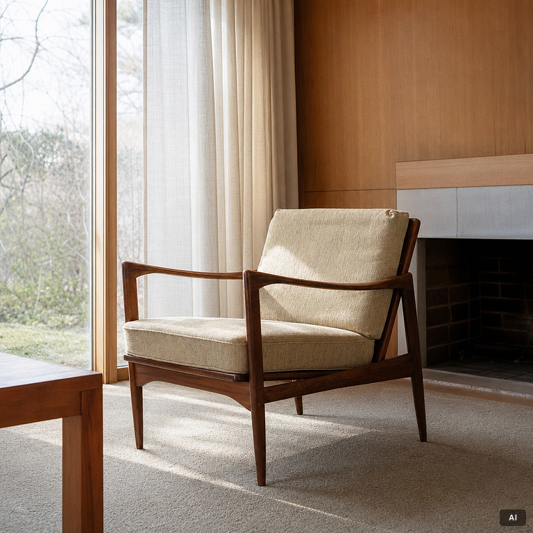 Ib Kofod-Larsen, armchair, 'The Candidate' OPE Furniture, 1960s.