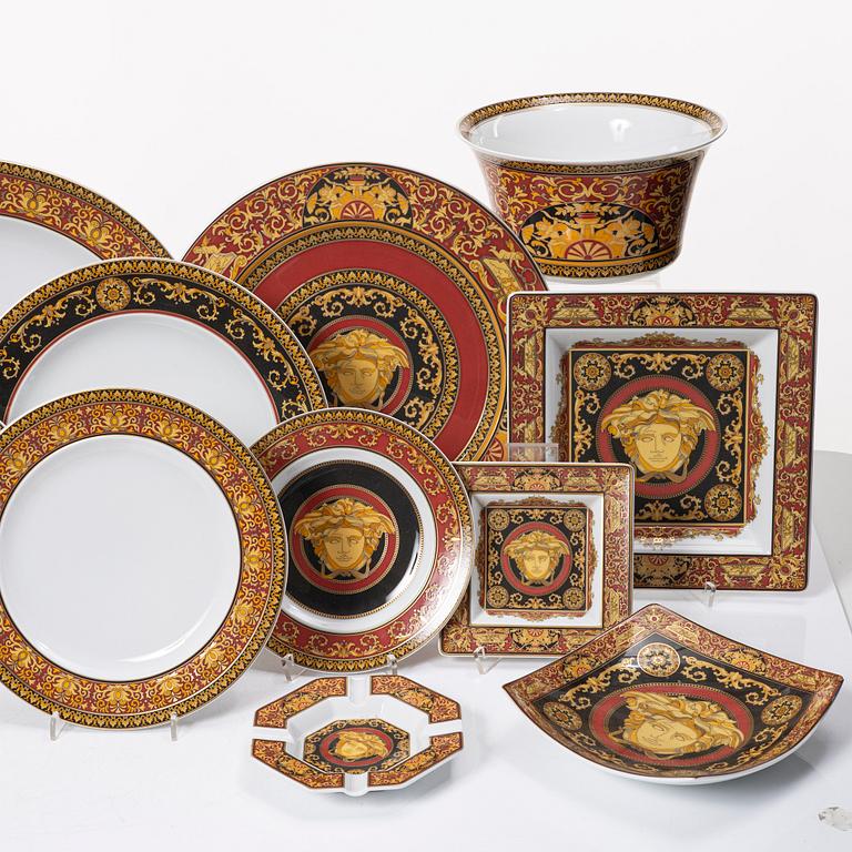 Versace, a 117 piece dinner service, "Medusa", Rosenthal, Germany.
