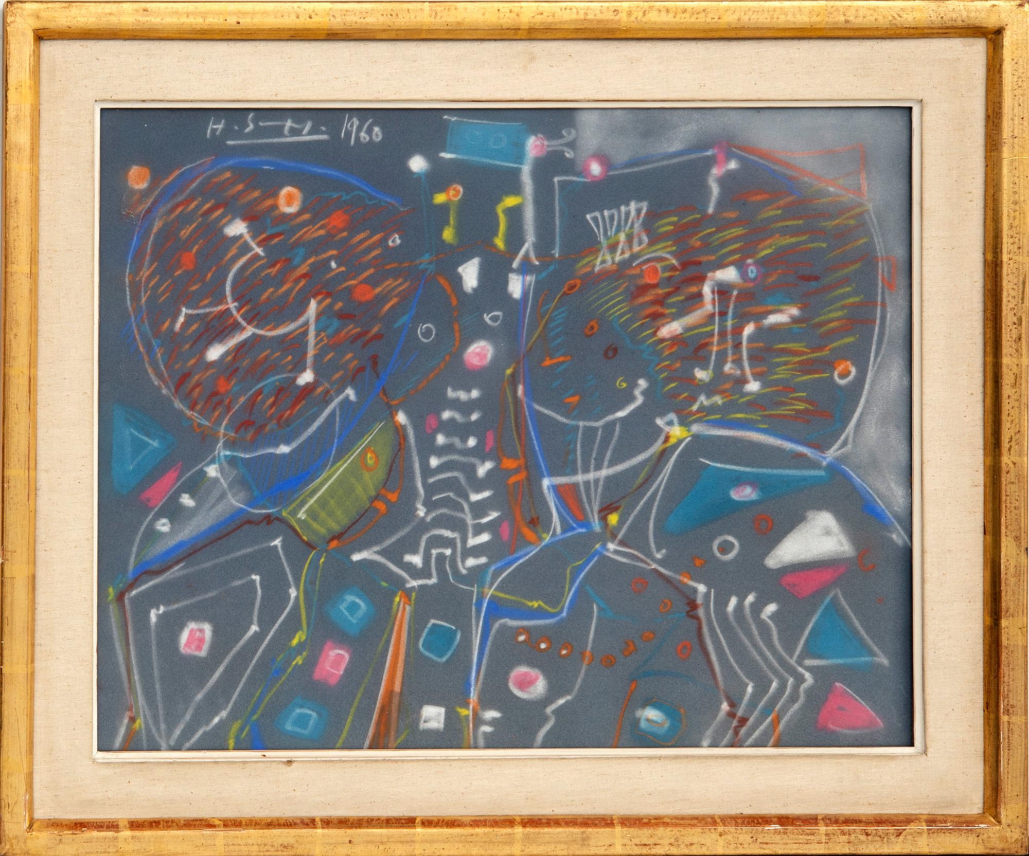 Henri Sert, pastell signerad och daterad 1960.