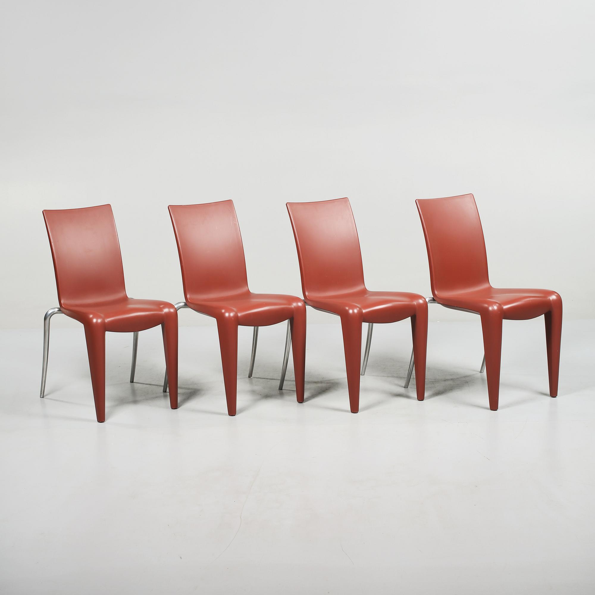 STOLAR, 4 st, "Louis 20", Philippe Starck, Vitra, 2000-tal.