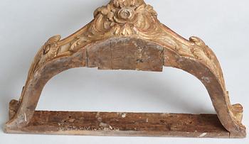 A Swedish Rococo 18th century console table.