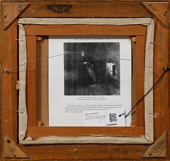 NILS KREUGER, olja på duk, signerad och daterad 1887.