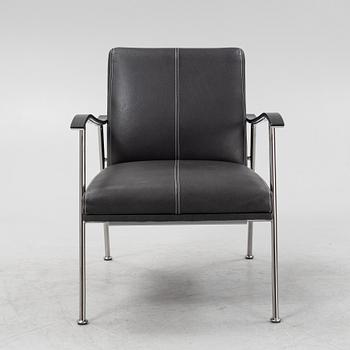 Gunilla Allard, a 'Sahara' leather upholstered easy chair from Lammhults, 21st Century.