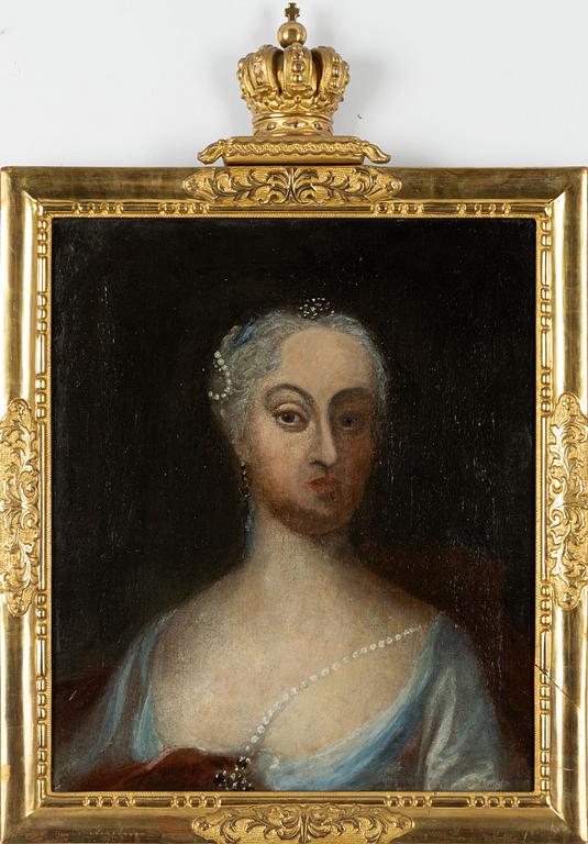 Georg Engelhard Schröder, in the manner of, 18th Century, ”Ulrika Eleonora the Younger" (1688-1741).