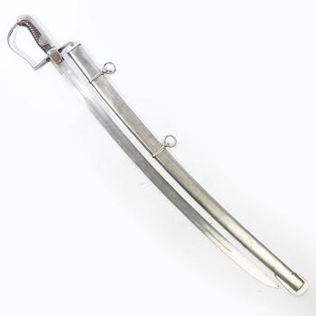 Sabel, svensk, m/1831 för artilleriet, med balja.