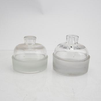 Signe Persson-Melin, skålar samt bricka mm 6 dlr Kosta Boda.