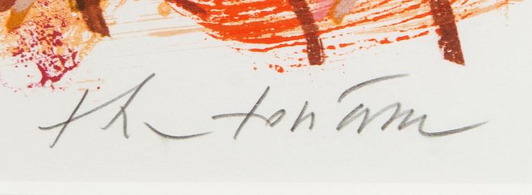 Theo Tobiasse, lithograph in colours signed and numbered BAT.