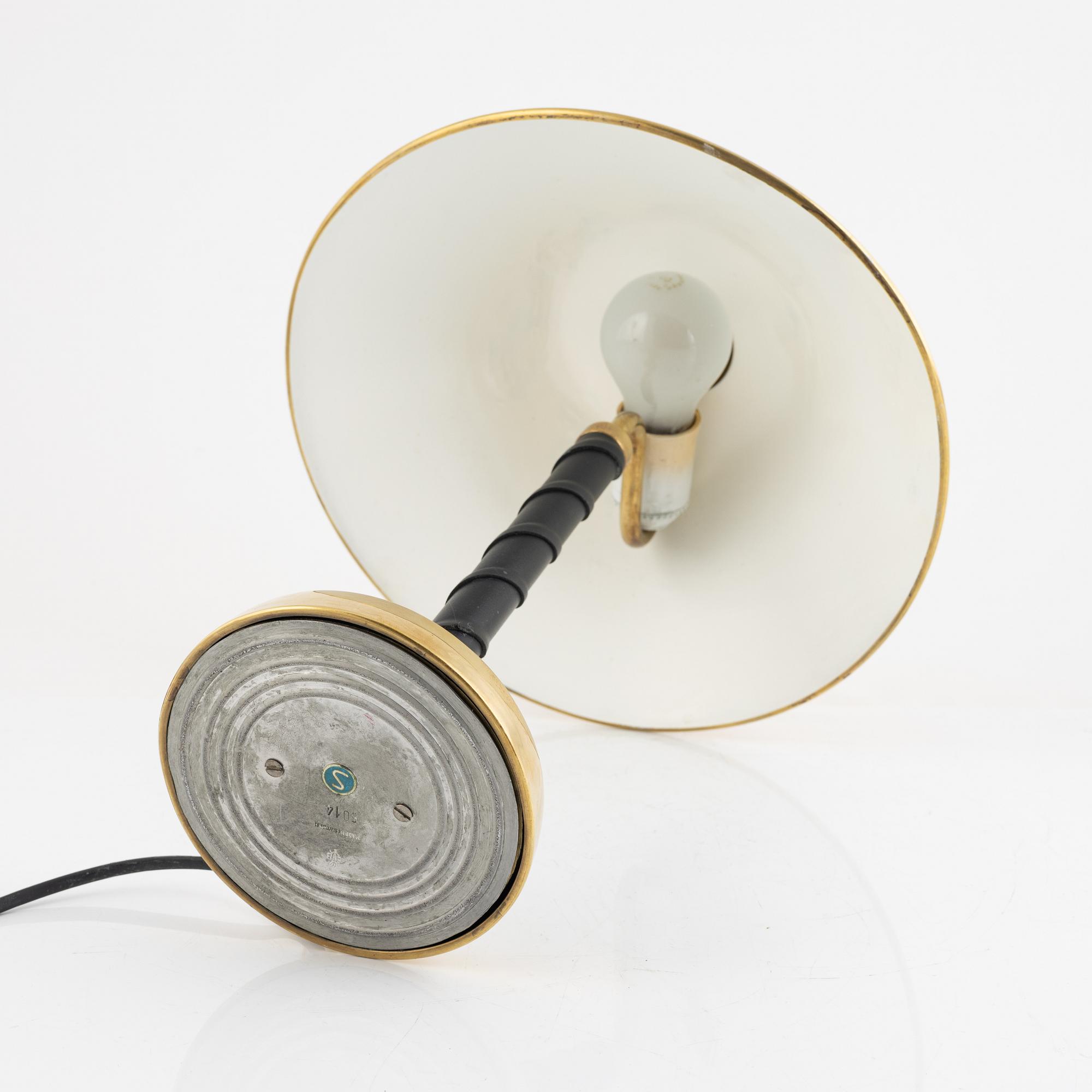 Einar Bäckström, bordslampa, modell 5014, 1940-tal.