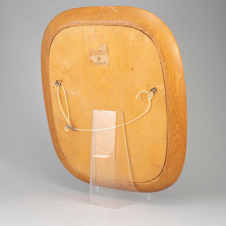 An oak mirror  Fröseke, AB Nybrofabriken, mid 20th Century.