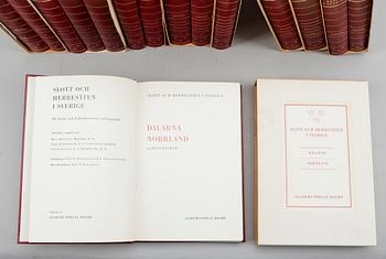 BOK, 18 band, Svenska Slott och Herresäten. Allhems Förlag, Malmö.