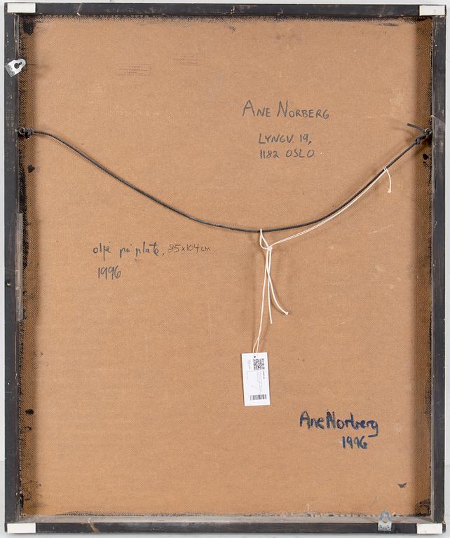 UNKNOWN ARTIST, 20TH CENTURY, oil on panel, 1996, signed Ane Norberg verso.