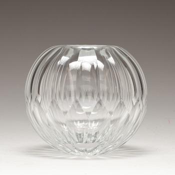 KLOTVAS, glas, Simon Gate, Orrefors, signerad.